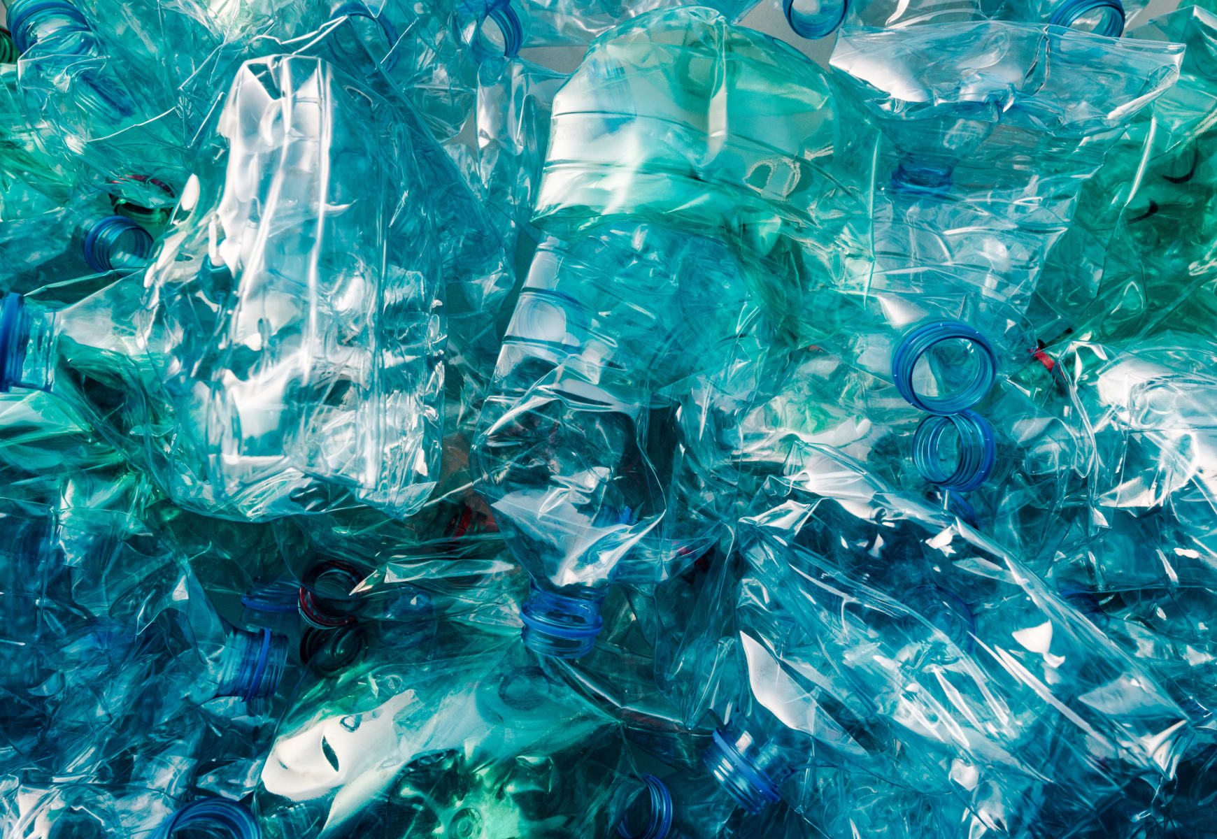 image of a pile of plastic bottles