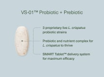 VS-01 probiotic + prebiotic smart tablet delivery system