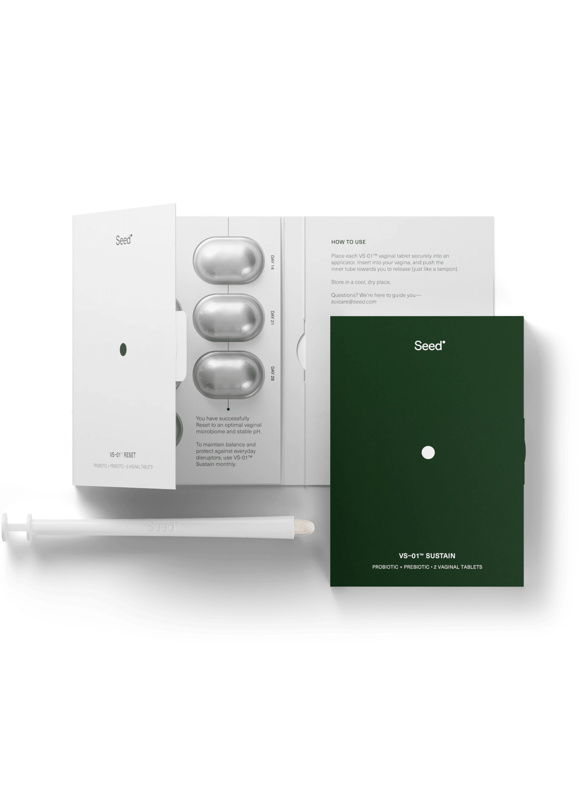 VS-01 Open Reset Box with Closed Sustain Box and Applicator